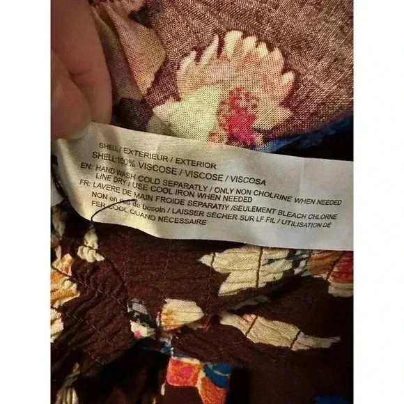 Band of Gypsies Jumpsuit Purple Boho Floral Size M - Picture 8 of 8